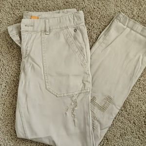 Pilcro and the letterpress distressed kakhis